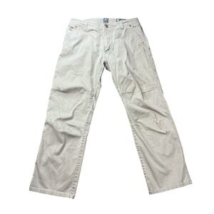 KUHL Slax Mens 34x30 Khaki Utility Pants Straight Leg Cotton Blend